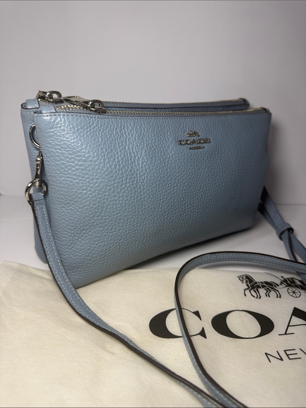 Coach Lyla Crossbody Pebbled Leather Style F34265 - Picture 5 of 13